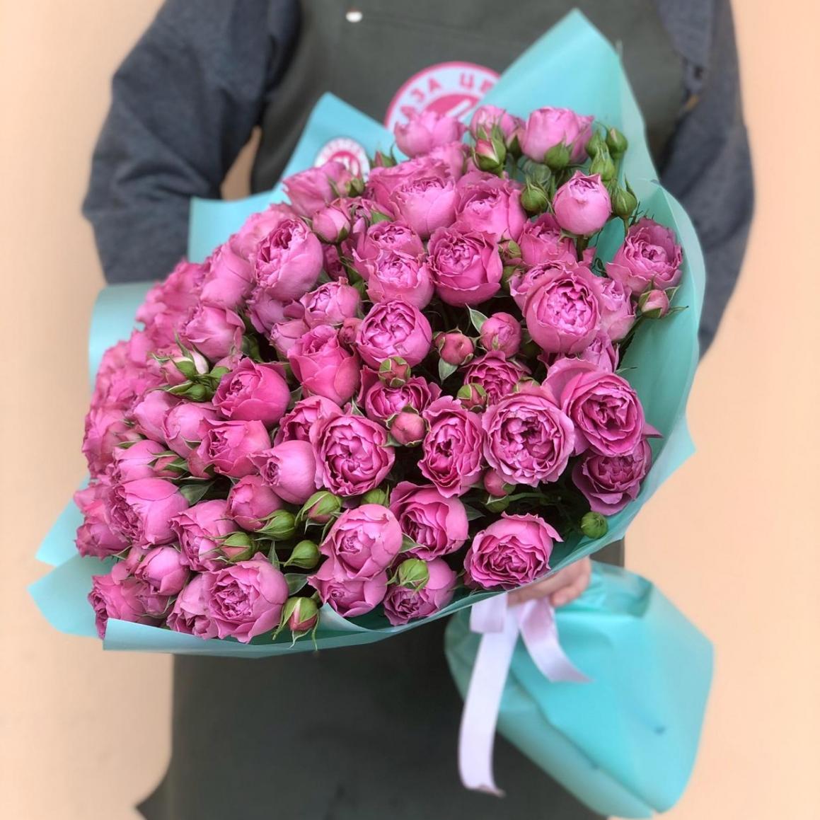 Букет из кустовых розовых роз articul - 14994o