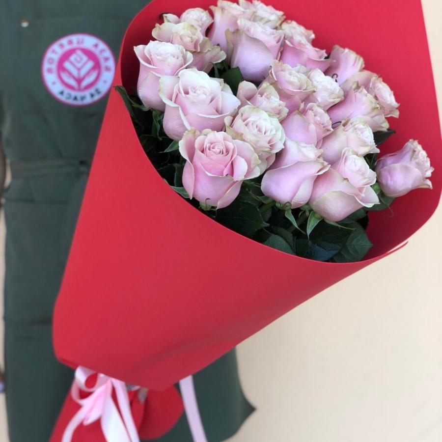 Букеты из розовых роз 80 см (Эквадор) Артикул  16982orbng