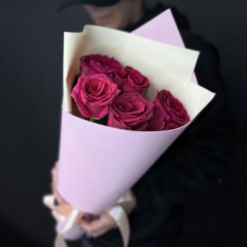 Букеты из розовых роз 40 см (Эквадор) (код товара: 7588orb)